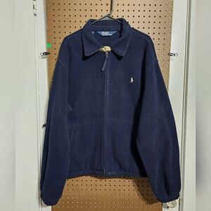 Vintage 90's Ralph Lauren Fleece Jacket Full Zip Polartec Mens 2x